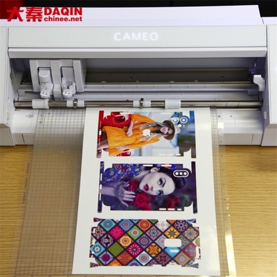 Make Customized Picture Stickers Daqin Cutting Machine For Phone Or Laptop