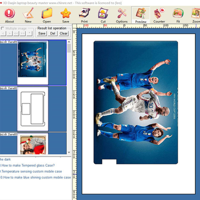 Odm Laptop Skin Making Machine Custom Skin Software And Graph Plotter