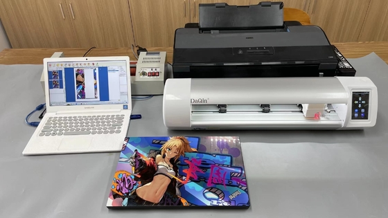 Laptop Stickers Daqin Laptop Skin Mobile Protector Making Machine Factory Production
