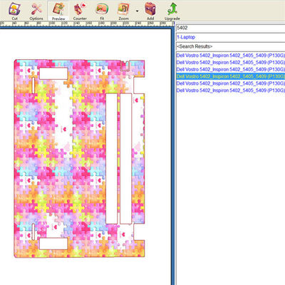 Laptop Skin Making Machine With Laptop Templates And No Cutting Limit Supporting Creative Laptop Skin Designs