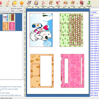 Daqin Laptop Skin Design Software Cutting Machine For Personalized Laptop Skins