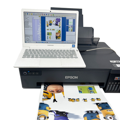 Customized Laptop Sticker Making Machine Laptop Skin Printer And Cutter With Software