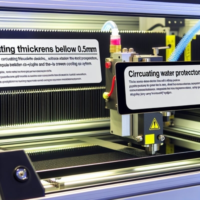 Cutting Thickness Bellow 0.5MM Screen Protector Laser Cutter with State-of-the-art Circulating Water Cooling