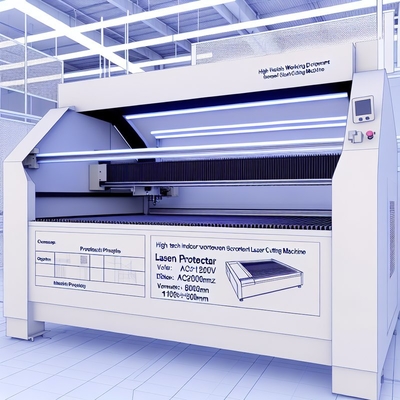 Indoor Working Environment Screen Protector Laser Cutting Machine AC220V/50Hz Voltage 1000*800*800mm Size
