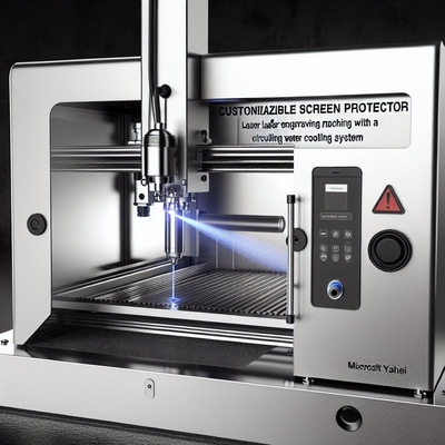 Customizable Screen Protector Laser Engraving Machine with Circulating Water Cooling