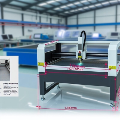 Cutting Thickness Bellow 0.5MM Screen Protector Laser Cutting Machine with Circulating Water Cooling Model 1000*800*800mm
