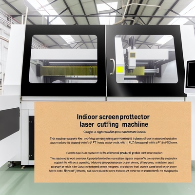 Indoor Working Environment Supported Screen Protector Laser Cutting Machine with 40KG Weight and PLT Format