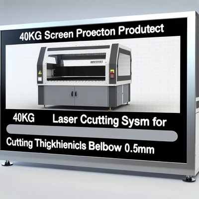 40KG Screen Protector Laser Cutting System for Delicate Materials Cutting Thickness Bellow 0.5MM