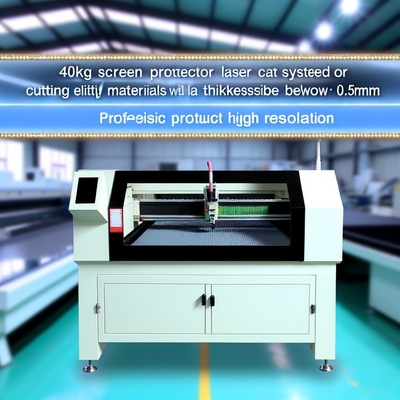 40KG Screen Protector Laser Cutting System for Delicate Materials Cutting Thickness Bellow 0.5MM