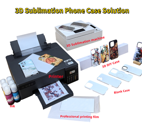 Vacuum Transfer Printing Machine 3D Phone Case Printing Machine For Heat Transfer Phone Case PC PBT