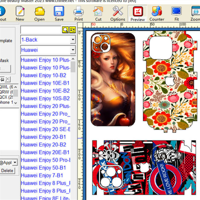 OEM Mobile Skin Cutter With 15000+ Mobile Phone Templates Mobile Stickers Cutting Machine