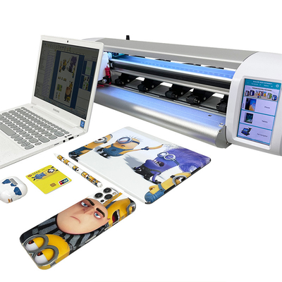 Customized Laptop Sticker Making Machine Laptop Skin Printer And Cutter With Software