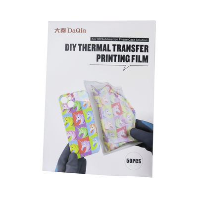 A5 3D Sublimation Heat Transfer Film 50 Pack Printable Film with 3D Vacuum Machine