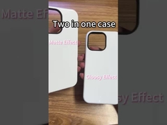 Matte glossy mobile phone case comparison